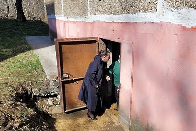   Подвал пятиэтажки № 11 в селе Федино © Пресс-служба Госжилинспекции Московской области