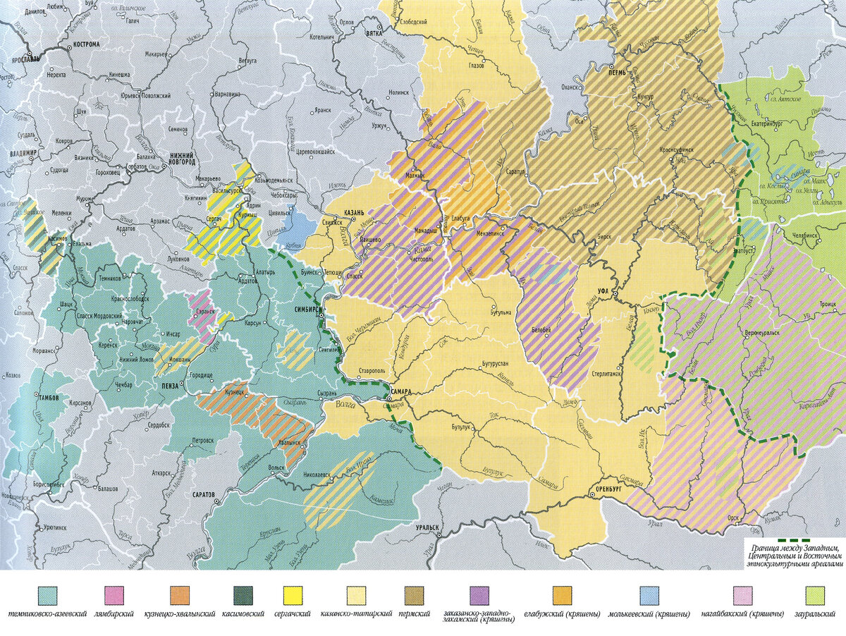 Комплексы традиционной женской одежды татар. Середина XIX в. 