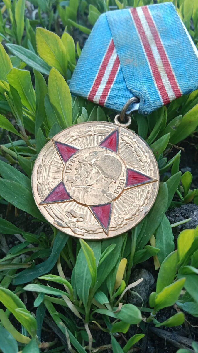 Фото Александры Фединой. Юбилейные медали наших прадедов