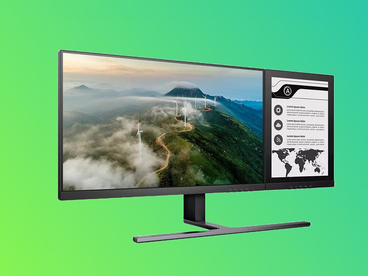    Philips выпустила IPS-монитор со встроенным дисплеем E Ink