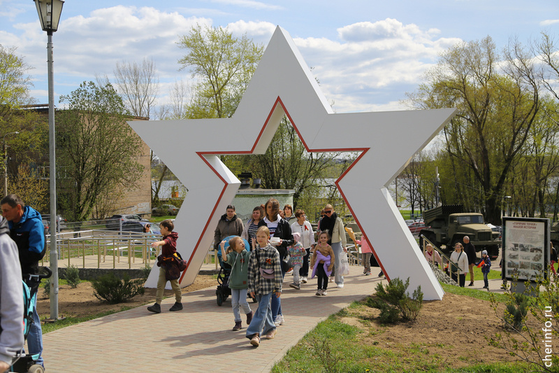    Парк стал одной из ключевых площадок празднования Дня Победы.