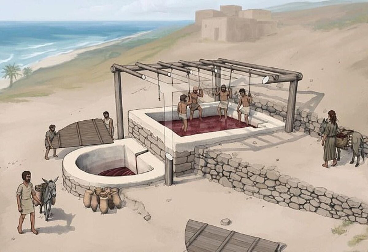 Античная давильня винограда, современная реконструкция