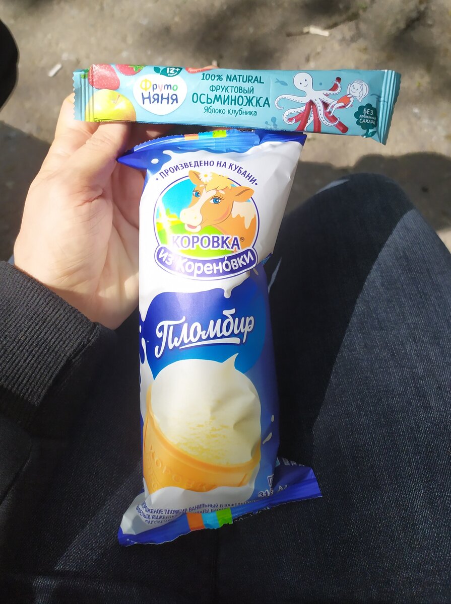 Терпеть не могу эти пластиковые упаковки, но без них иногда никак 😑 Уже нашла пломбир в картоне, но он не везде есть.