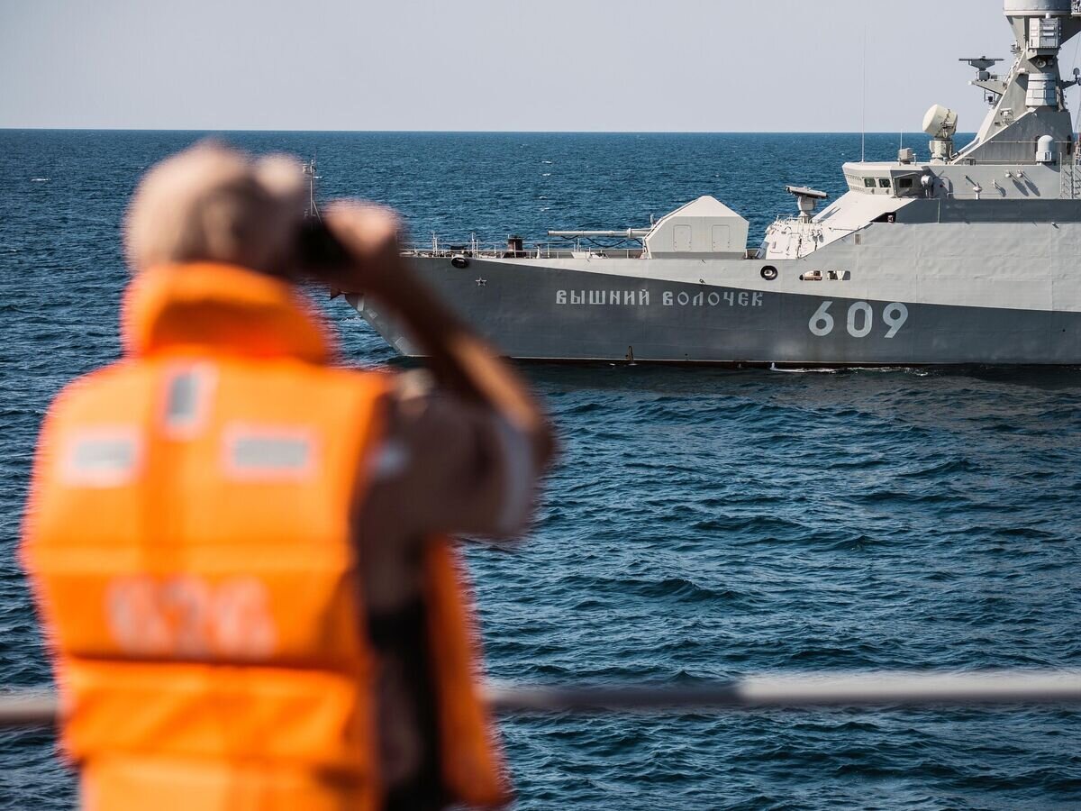    Малый ракетный корабль проекта 21631 "Вышний Волочек" на учениях Черноморского флота в Крыму© РИА Новости / Андрей Станавов