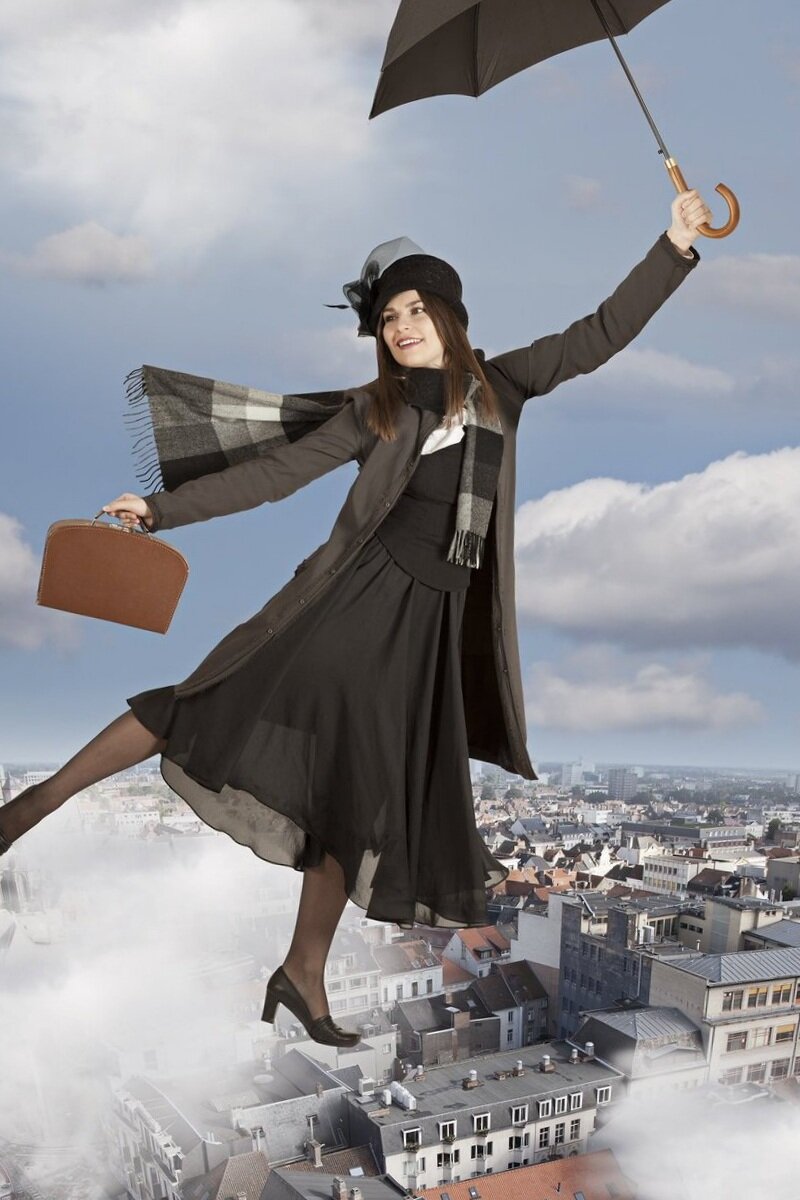 Мэри поппинс летит на зонтике картинки