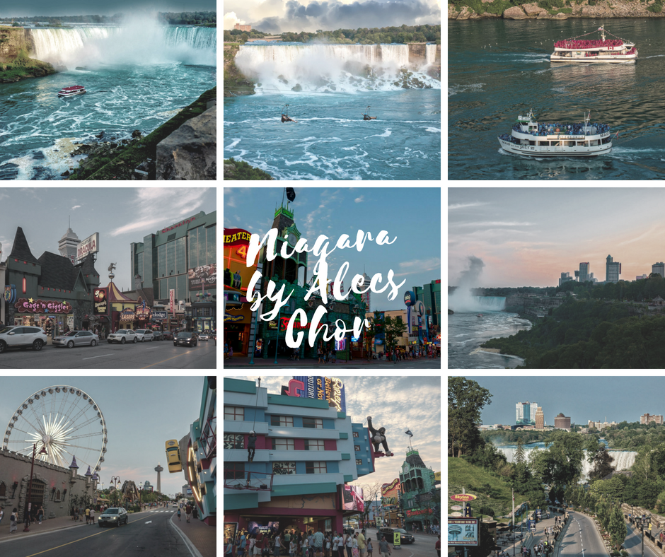 Ниага́ра, Niagara (от слов на языках индейского племени Мохоки ohnyákara — перешеек (между озерами) или народа Нейтраль onghiar /on-ge-ara/ — гром воды) — историческое название Ниагарского водопада, от которого происходят названия следующих понятий: Ниагара (река)