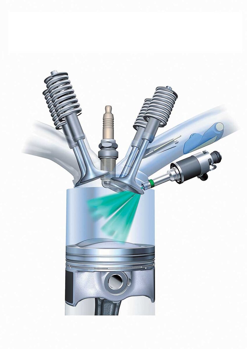 Схема непосредственного (прямого) впрыска 