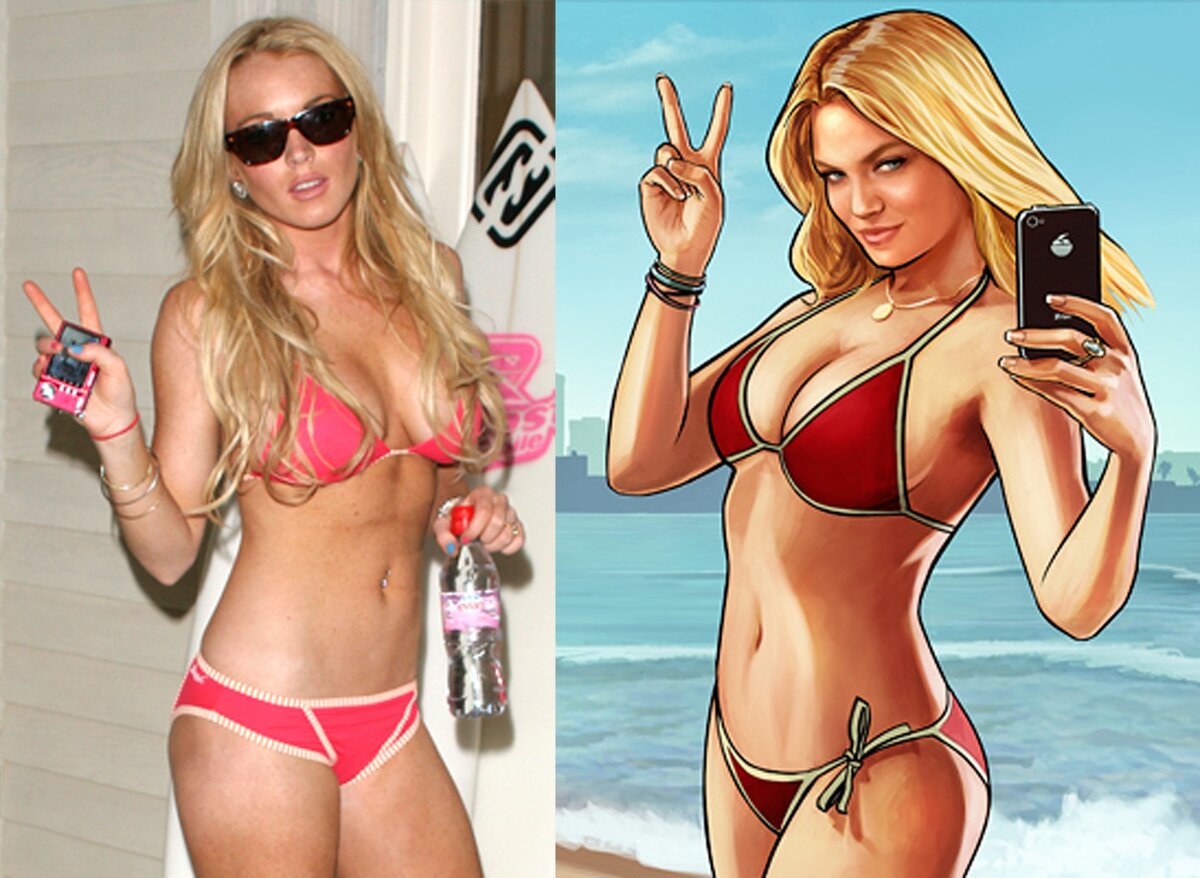 Lindsay lohan gta 5 photo