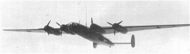 Me 264 V1 во время испытательного полета
