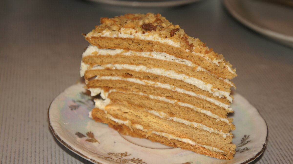 Торт рыжик классический рецепт с фото пошагово со сметанным кремом
