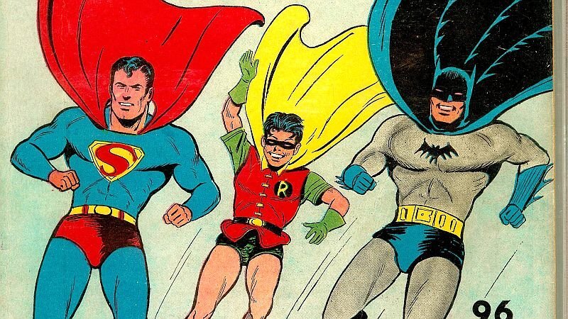 Фрагмент обложки комикса DC World's Best (март 1941 года)
