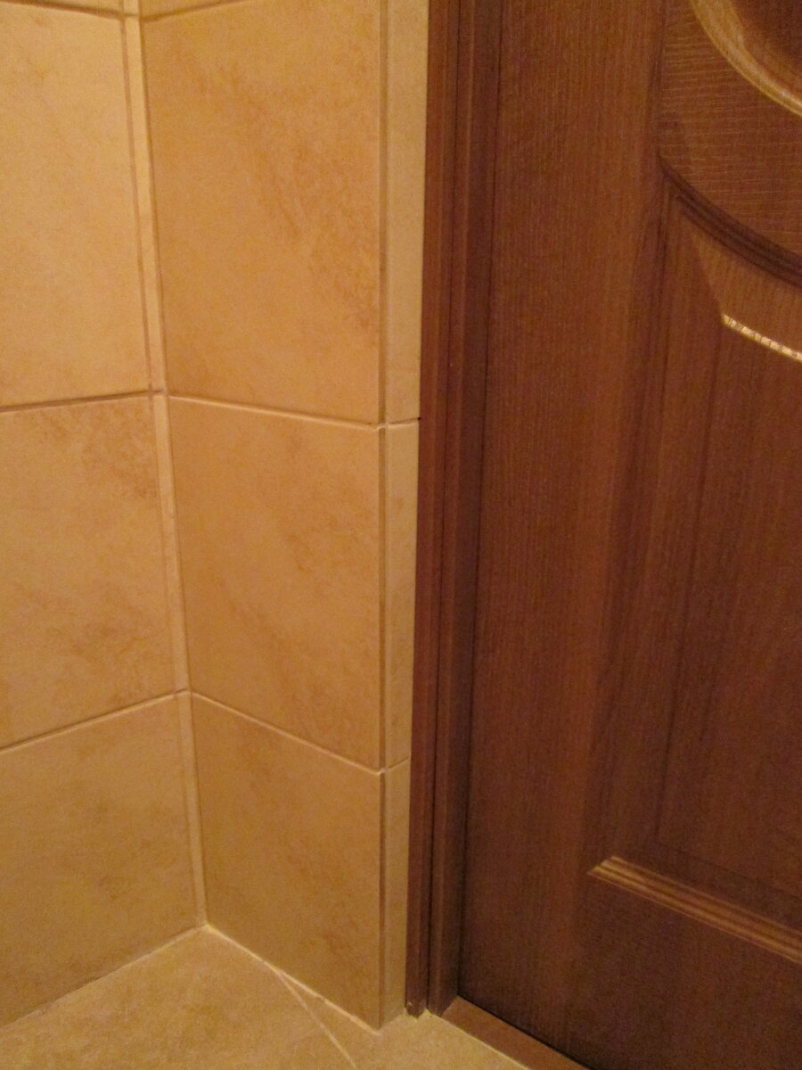 Дверные откосы в ванной