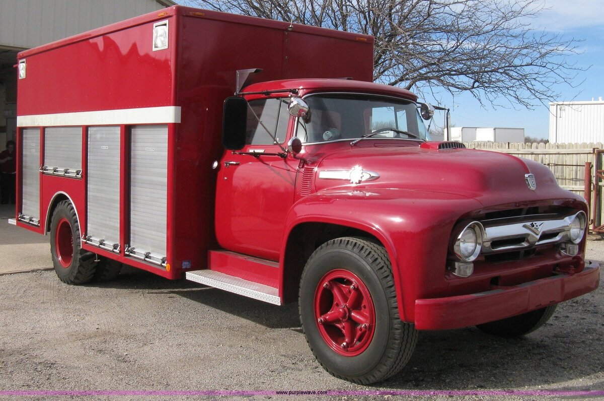 Ford f Fire Truck