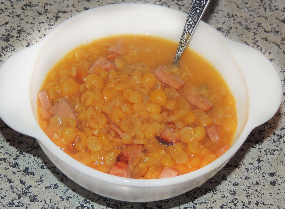 Гороховая каша со свеклой