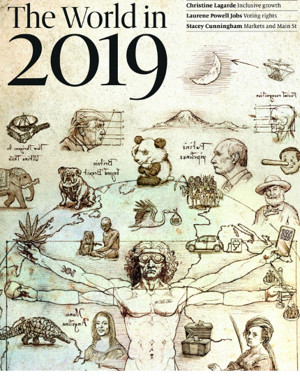 Фото  обложки журнала The Economist 2019