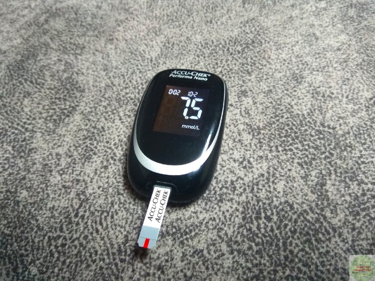 Мой глюкометр завышает значения примерно на 1-2 ммоль. С таким сахаром могу спокойно лечь спать