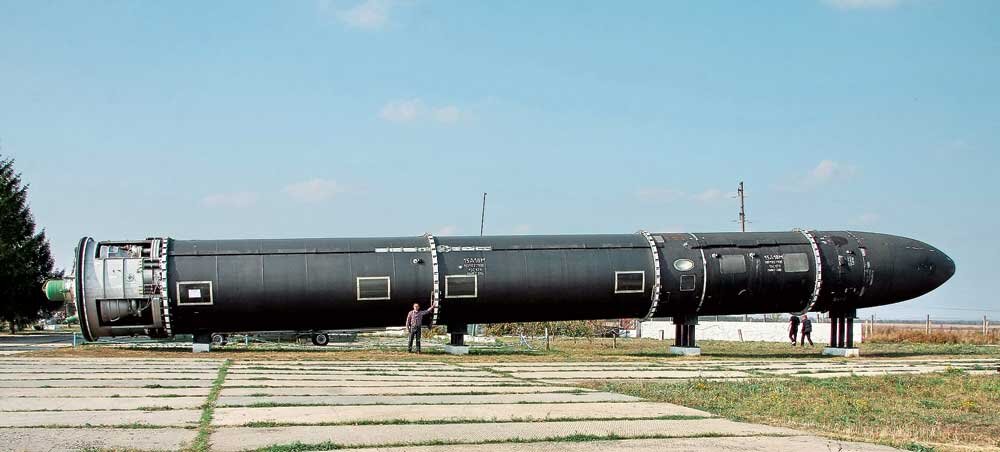 Межконтинентальная ракета СС-18 (Источник этой фотографии m.fishki.net)