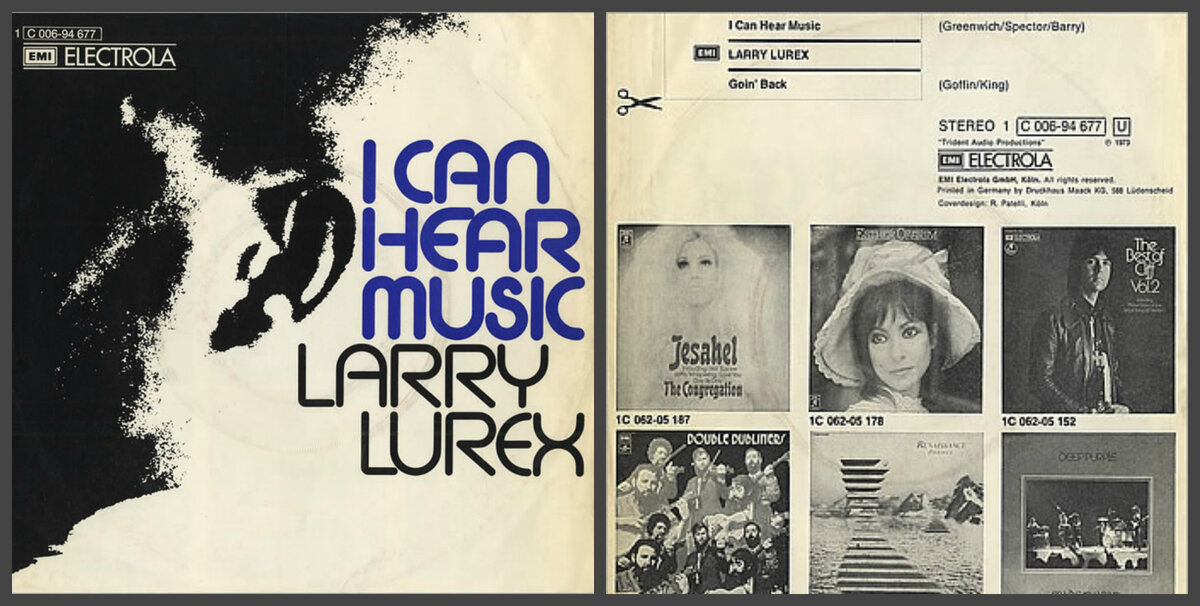 Обложка сингла в Германии. Источник: https://queenpedia.com/index.php?title=I_Can_Hear_Music_(single)