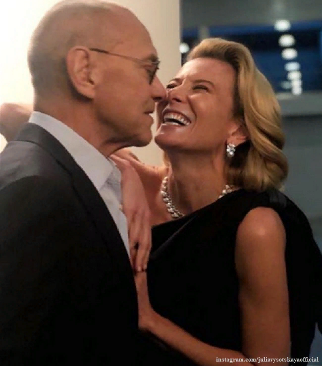 Юлия Высоцкая с мужем Андроном Кончаловским