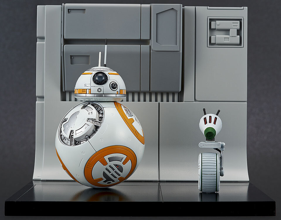 STAR WARS 1/12 SCALE BB-8 AND D-0 DIORAMA SET