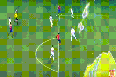 Ахмед Муса в составе ПФК ЦСКА.