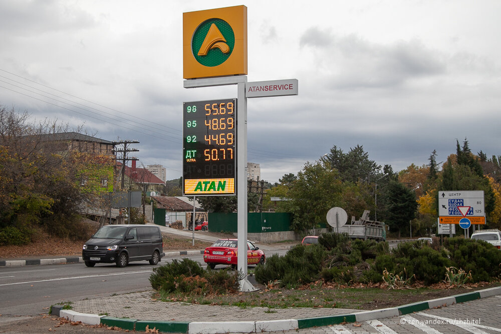 Цены на бензин в Крыму. Осень 2019 года