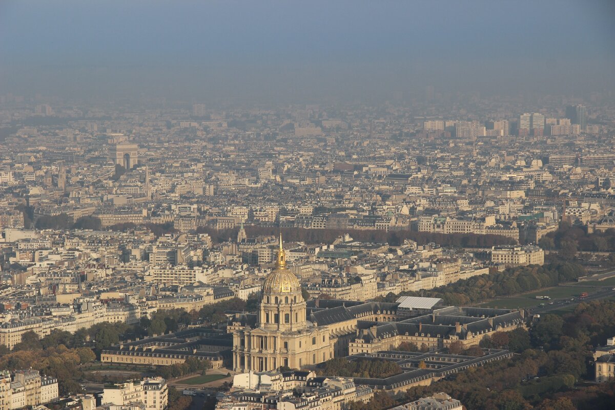 Вид на Дом Инвалидов с Тур Монпарнас