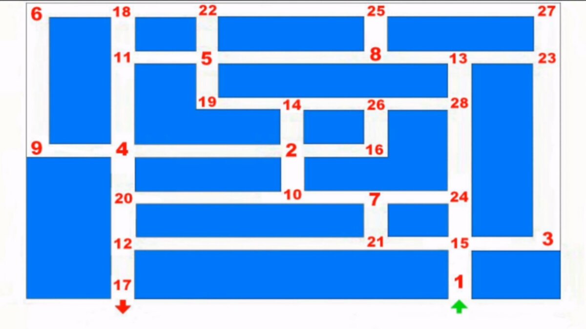 План лабиринта