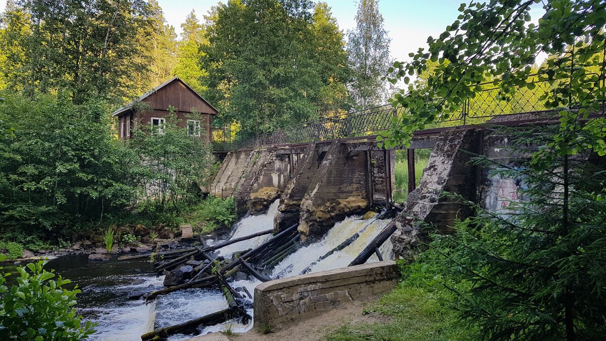 Разрушенная финская ГЭС 