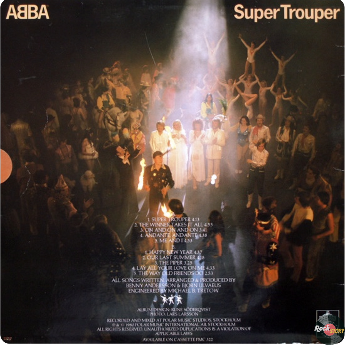 На фотографии: обложка альбома Super Trouper группы ABBA