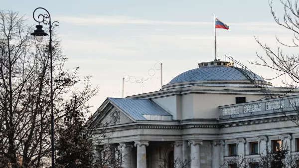 Здание посольства РФ в Варшаве. Архивное фото