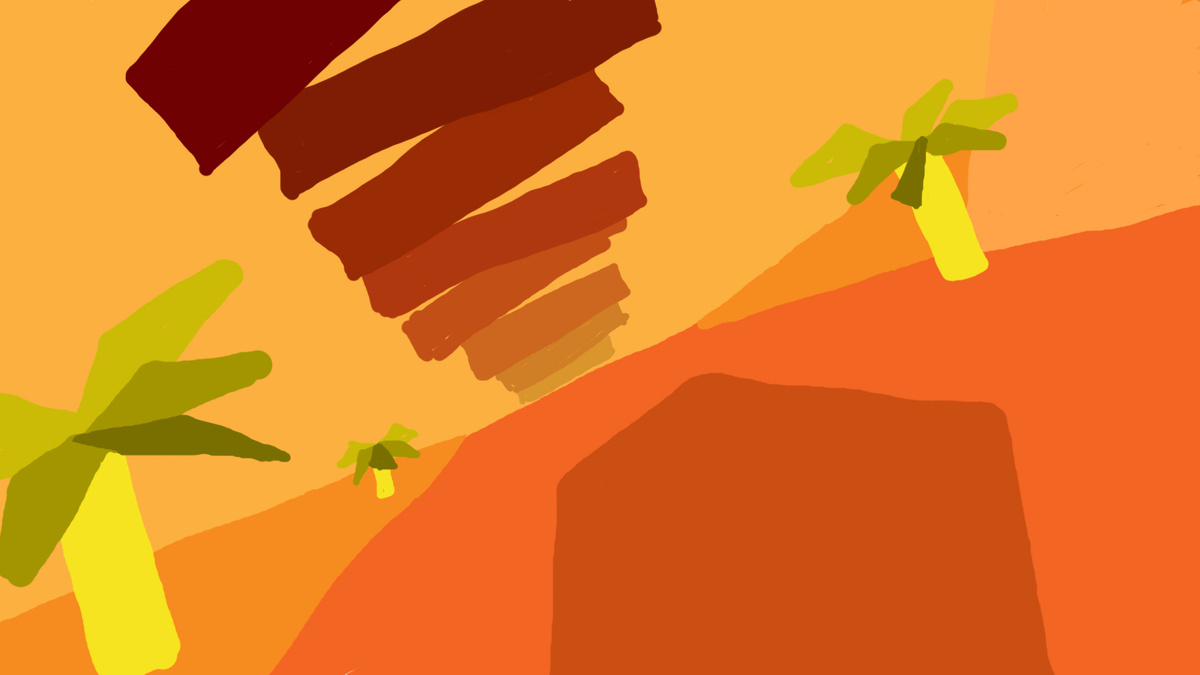 Смерч в пустыне