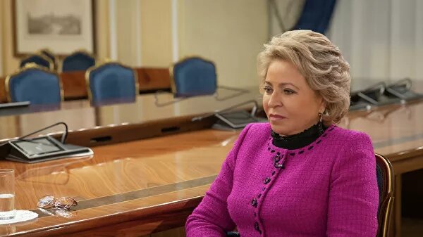 Кадр пресс-службы Совета Федерации