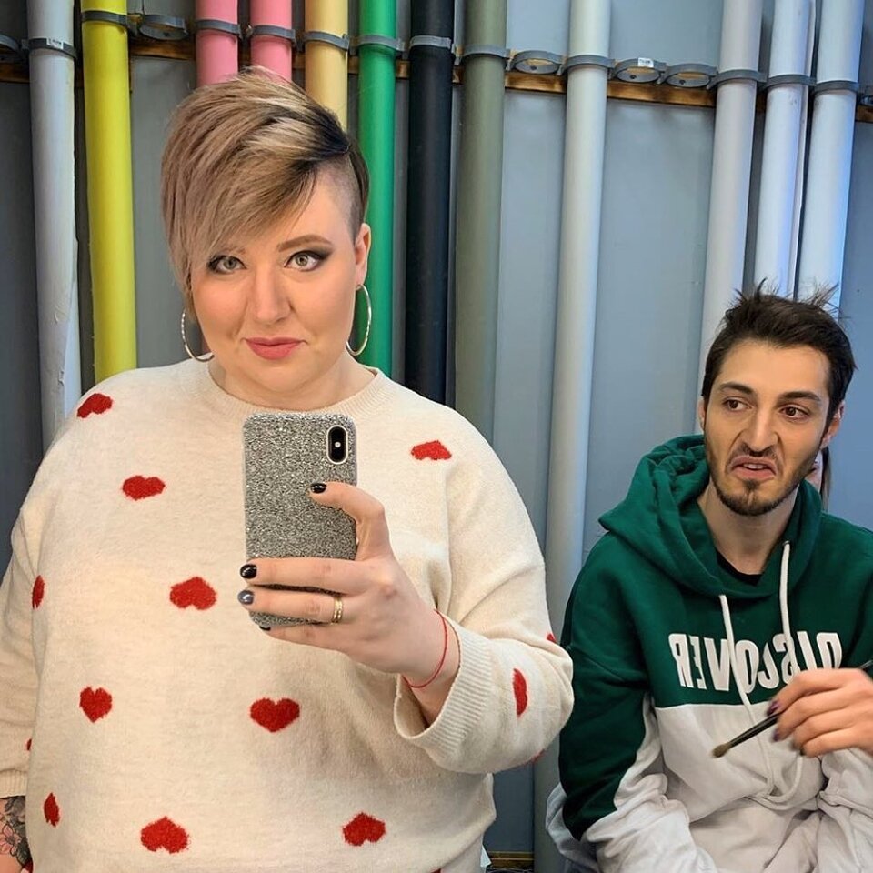 Иосиф как бы намекает, что новый образ беременной жены ему не очень
Фото: «Инстаграм»