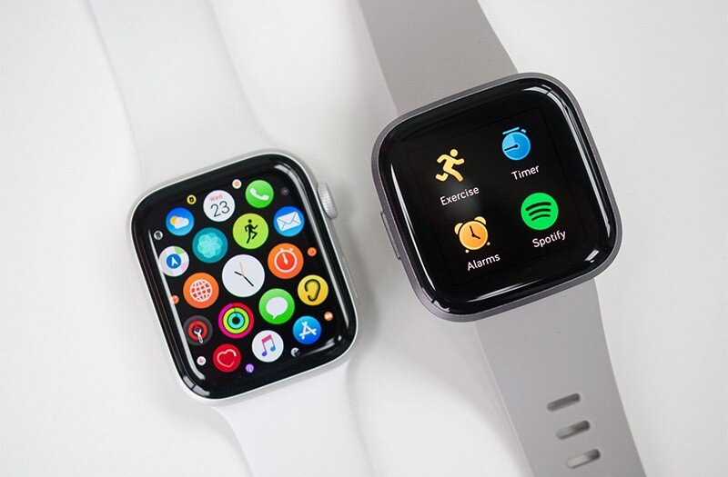 Apple watch series 5 versus fitbit versa 2 sale