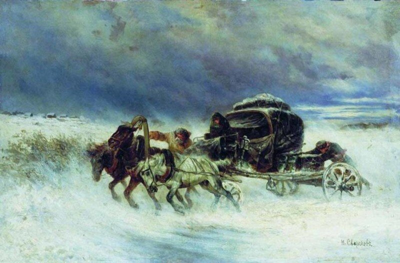 Картины, на которых изображены плохая погода и ненастье. Такие картины приносят тревожные мысли своему хозяину.