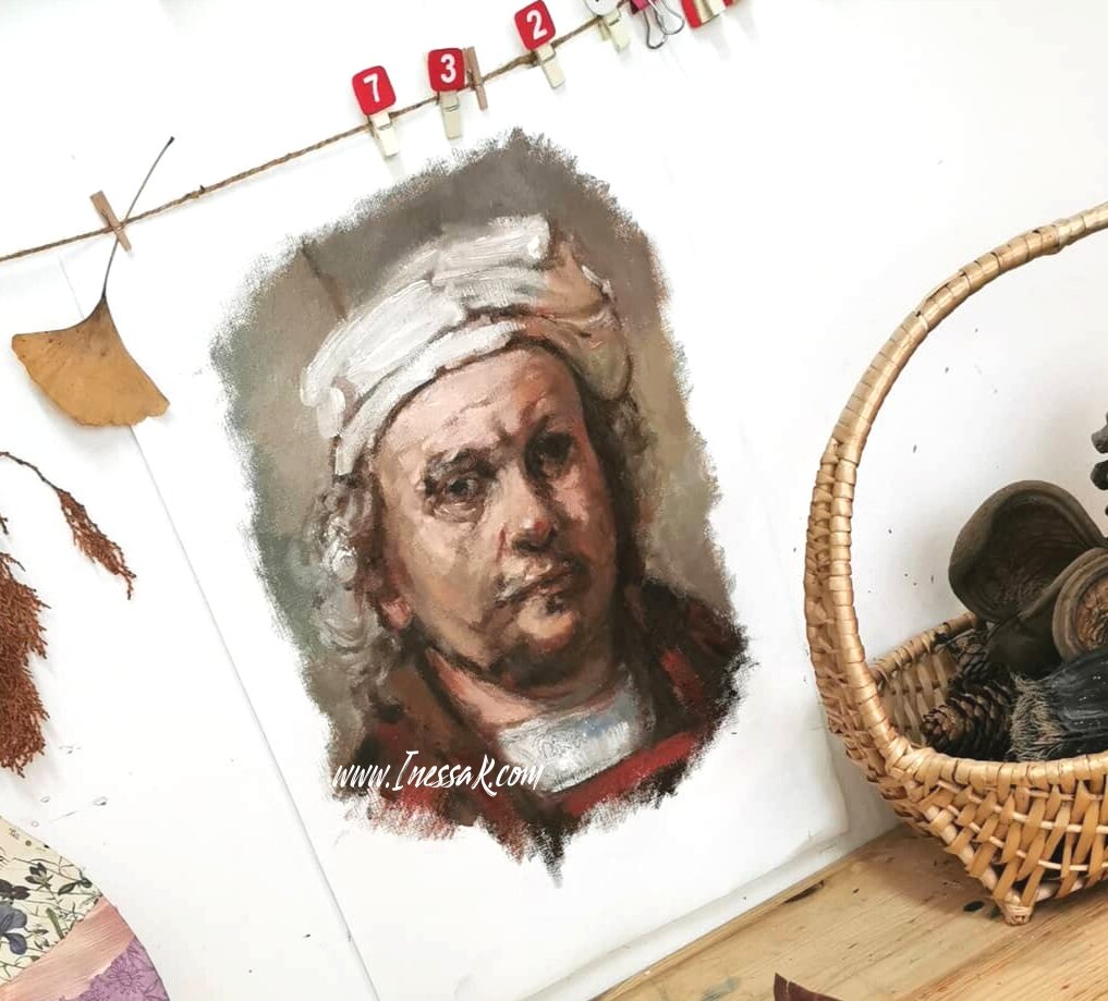 Копия маслом. 