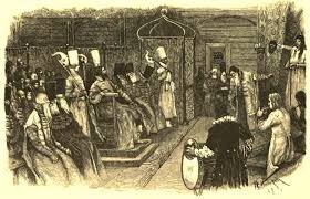 Гравюра "комедийная хоромина".