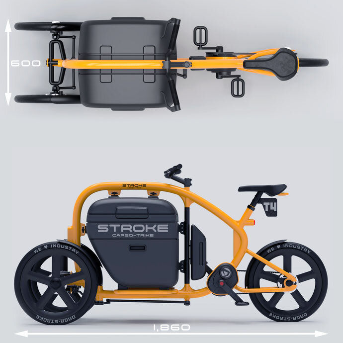 Stroke hotsell cargo trike