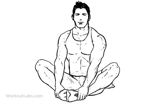 Простая растяжка для улучшения кровообращения в области органов малого таза мужчин. Гимнастические упражнения.