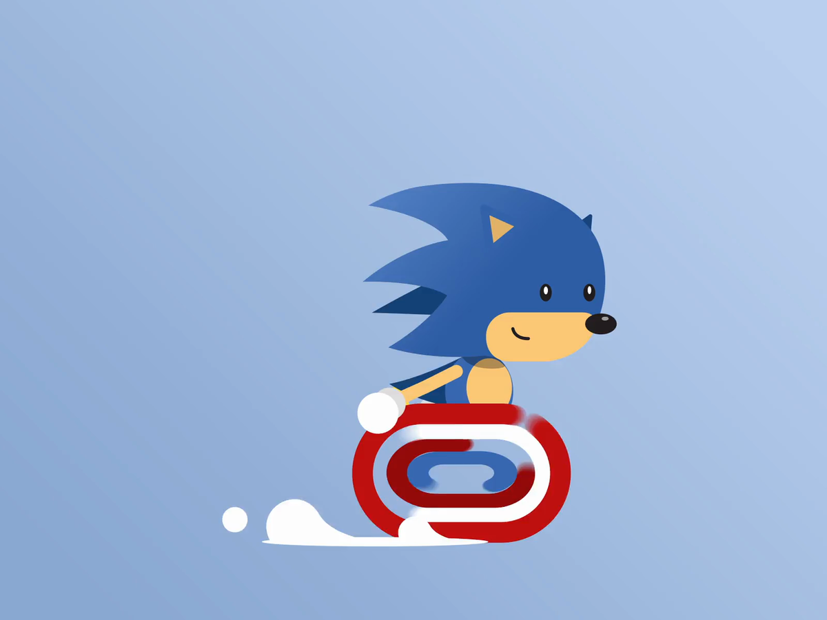 SONIC THE HEDGEHOG by Philip M Park, сайт Dribbble
