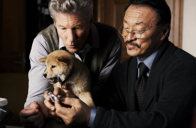 Кадр из кинофильма "Хатико: Самый верный друг"