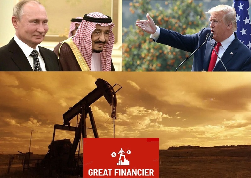 нефть, РФ, США, Сауд.Аравия