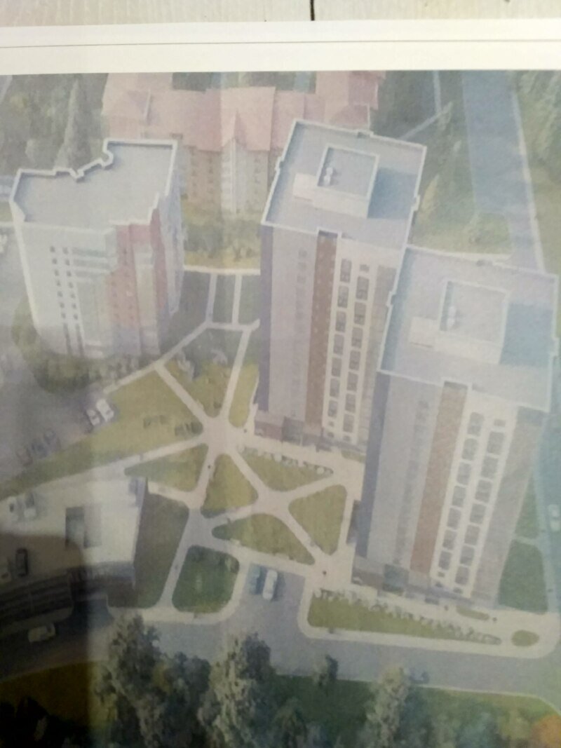 Так праект выглядае на паперы