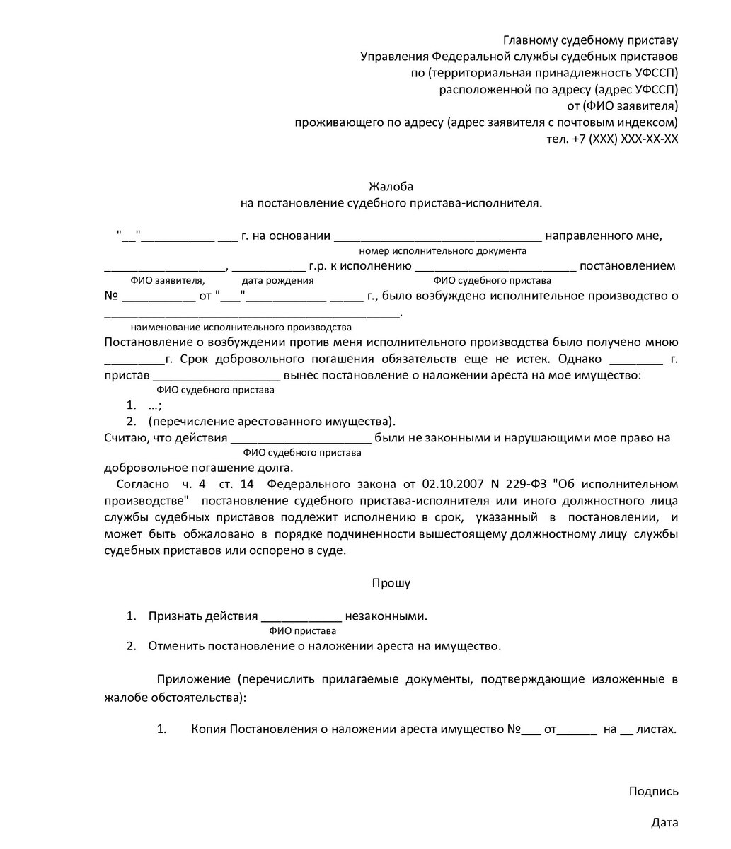 Когда и в какой срок нужно писать жалобу начальнику на действия судебного  пристава-исполнителя | MAGOBLPROC | Дзен