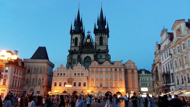 Вечер на Староместской площади (фото из личного архива)