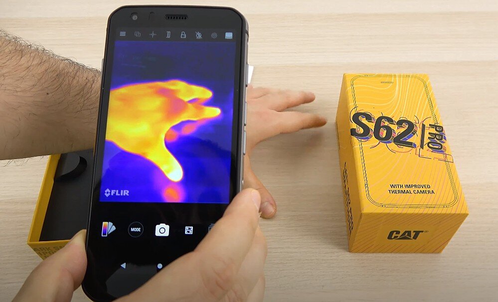 Телефон CAT S62 с самой передовой тепловизионной функцией, доступной на ...