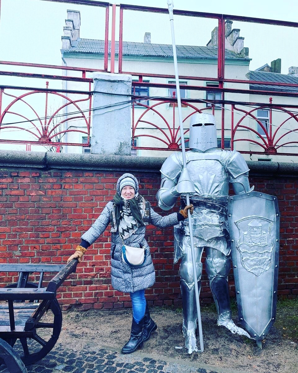 Встретила рыцаря. Фото из личного архива автора принадлежит автору 