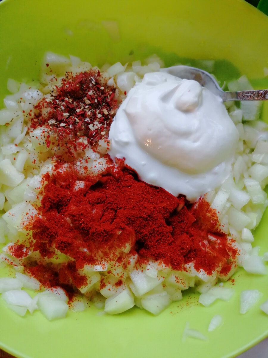 Кубики получились крупноватые, но все равно получилось вкусно. 