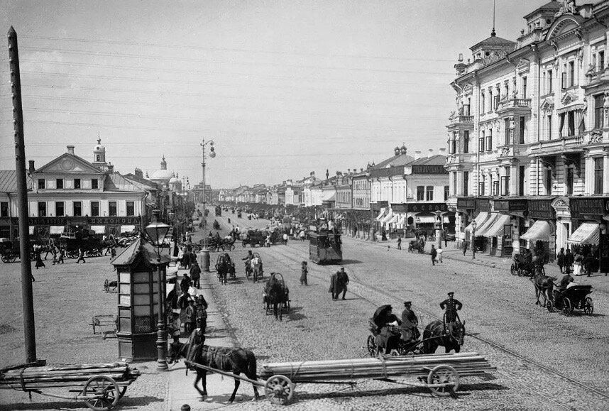 Тверская улица 1895 год.